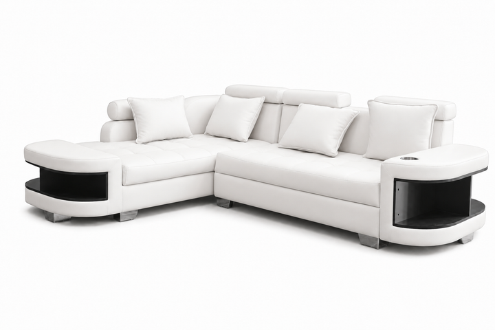 Maggie L Shape Corner Sofa-Bonded Leather