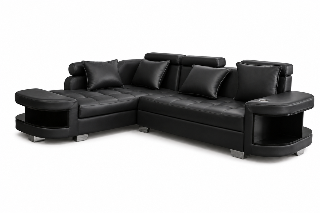 Maggie L Shape Corner Sofa-Bonded Leather