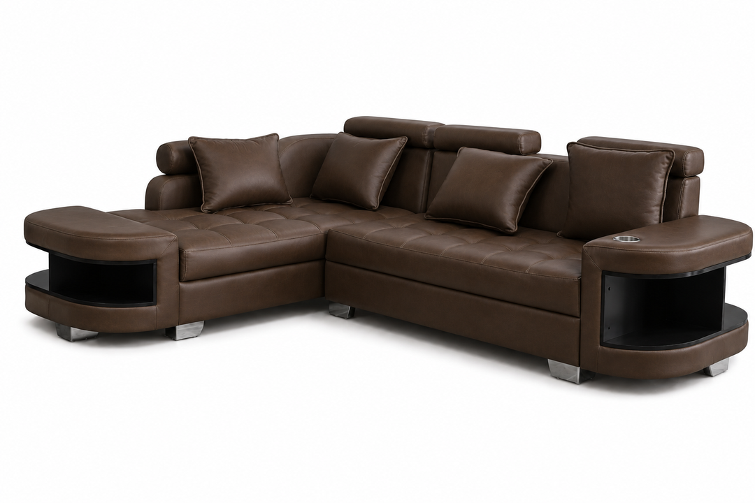 Maggie L Shape Corner Sofa-Bonded Leather
