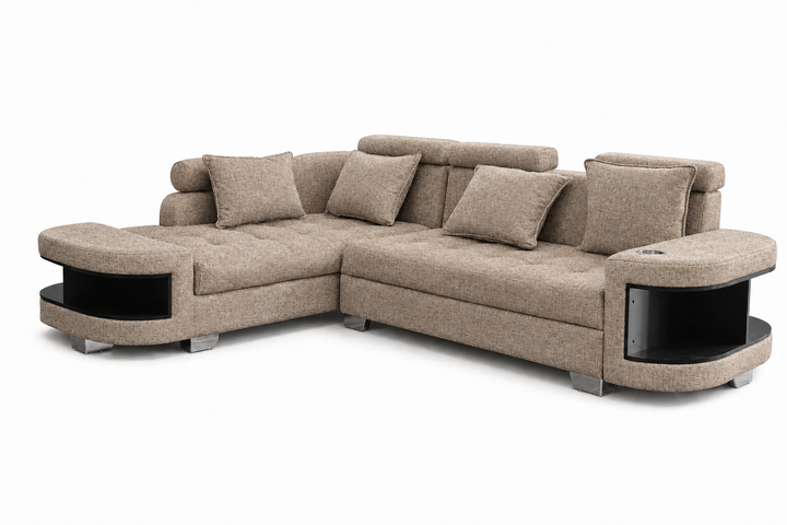 Maggie L Shape Corner Sofa-Chenille Fabric