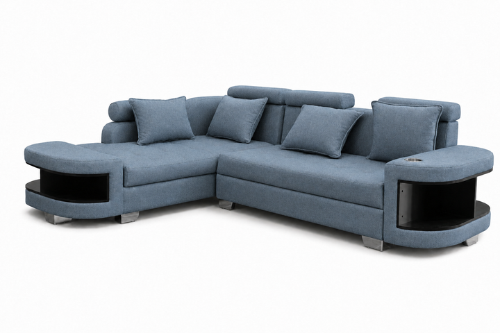 Maggie L Shape Corner Sofa-Chenille Fabric