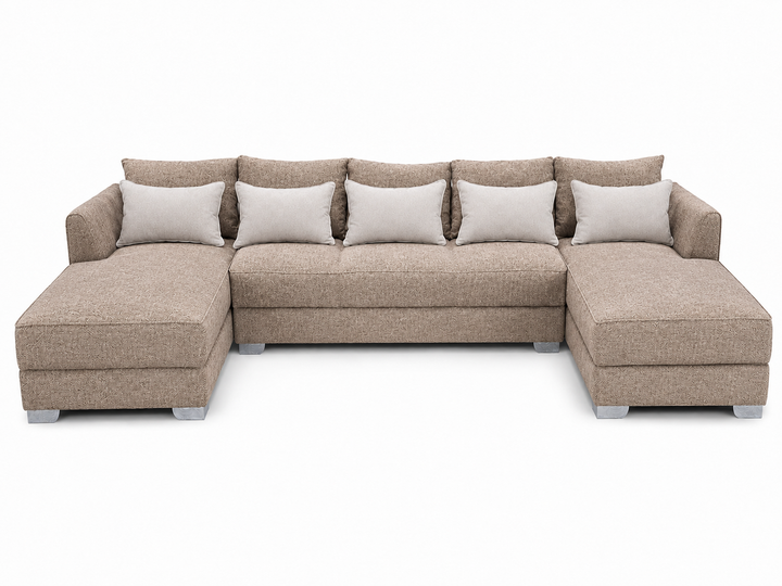 Coachella U Shape Corner Sofa-Chenille Fabric