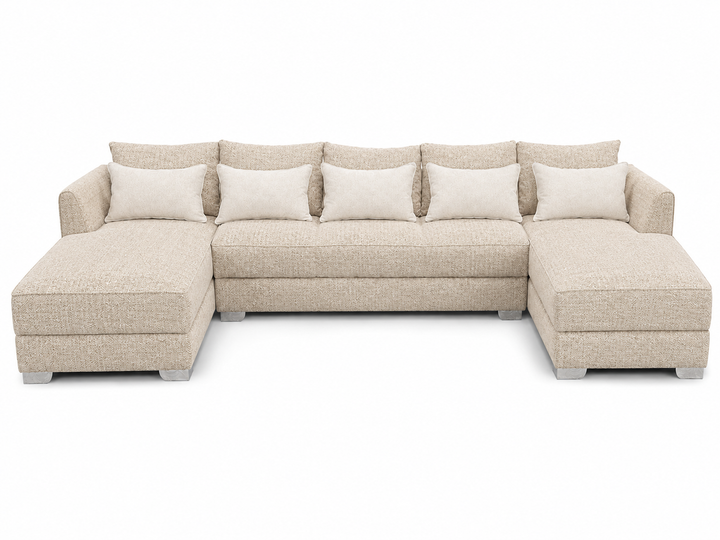Coachella U Shape Corner Sofa-Chenille Fabric