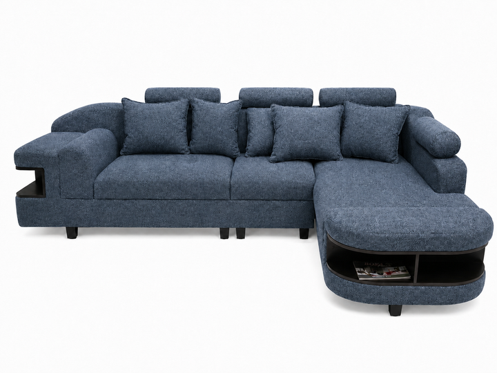 Chloe L Shape Corner Sofa – Chenille Fabric