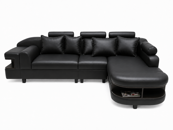 Chloe L Shape Corner Sofa – Bonded Leather
