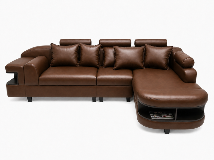 Chloe L Shape Corner Sofa – Bonded Leather