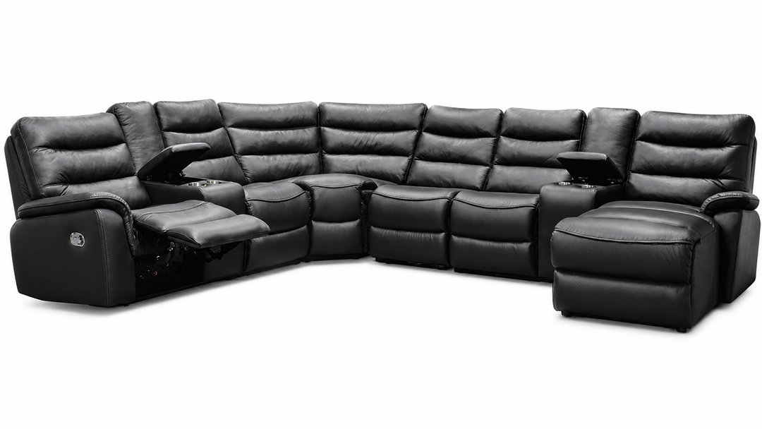 Georgina U-Shape Recliner Corner Sofa with Chaise
