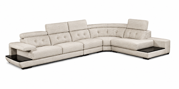 Maeve L Shape Corner Sofa – Woven Fabric