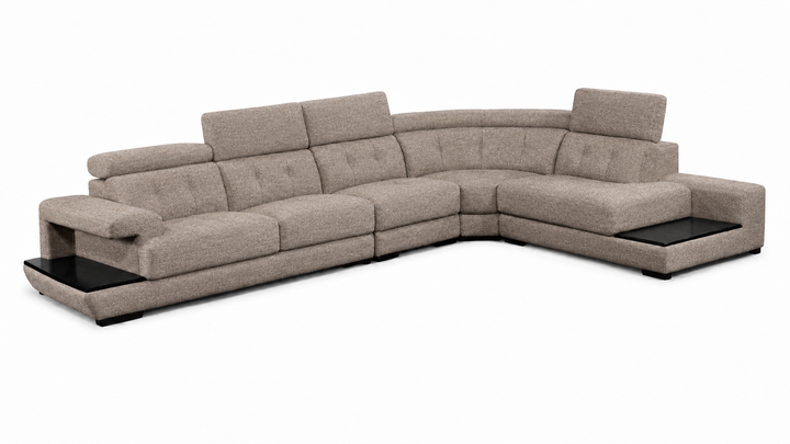 Maeve L Shape Corner Sofa – Chenille Fabric
