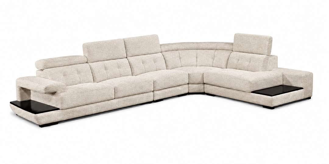 Maeve L Shape Corner Sofa – Chenille Fabric