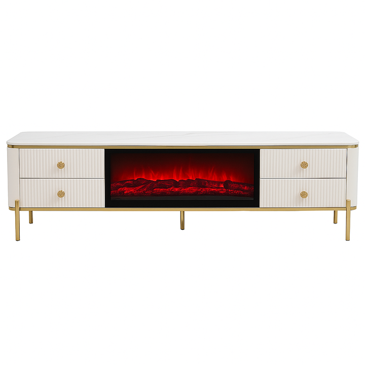 Héloïse Modern Fireplace Plasma Stand