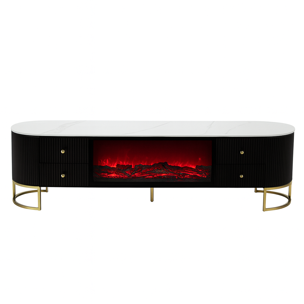 Philippa Fireplace Plasma Stand