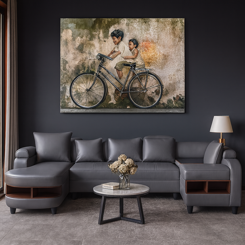 Clarence U Shape Sectional Corner Sofa- PU