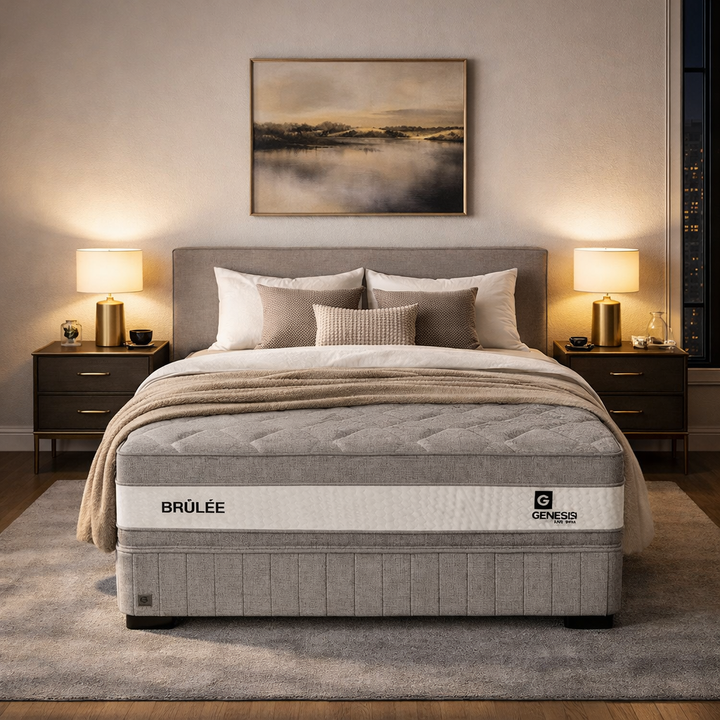 Genessi iPocket Brûlée Base And Mattress