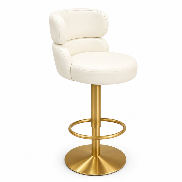 Daisy Leather Barstool