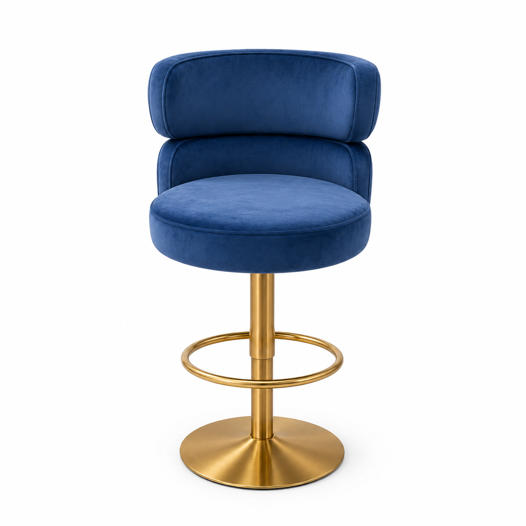 Daisy Velvet Barstool