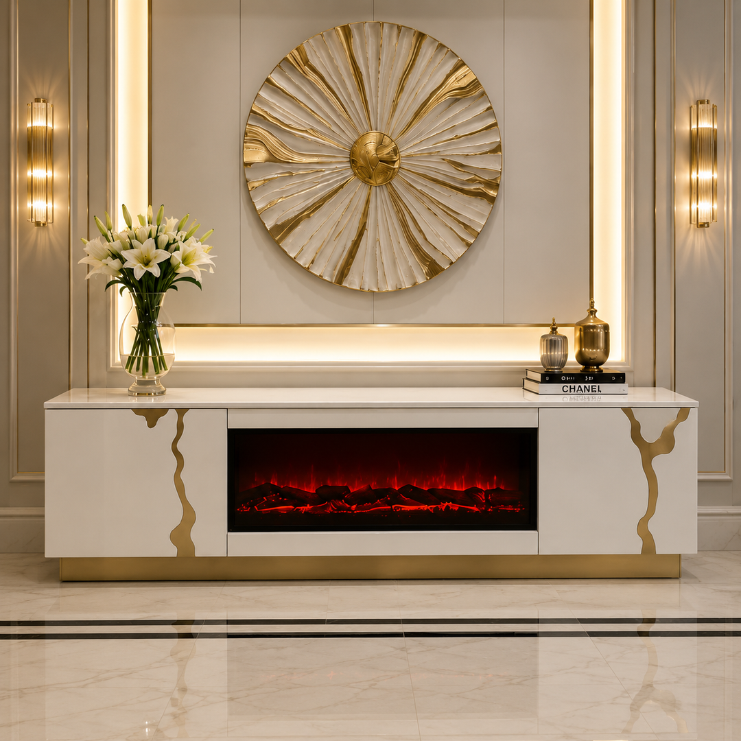 Louisiana Fireplace Plasma Stand