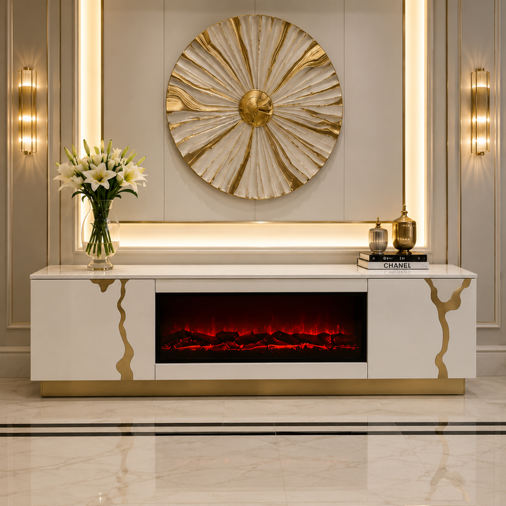 Louisiana Fireplace Plasma Stand