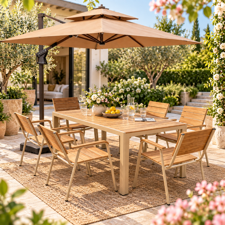 Waverly Outdoor Patio Set – 6 Seater