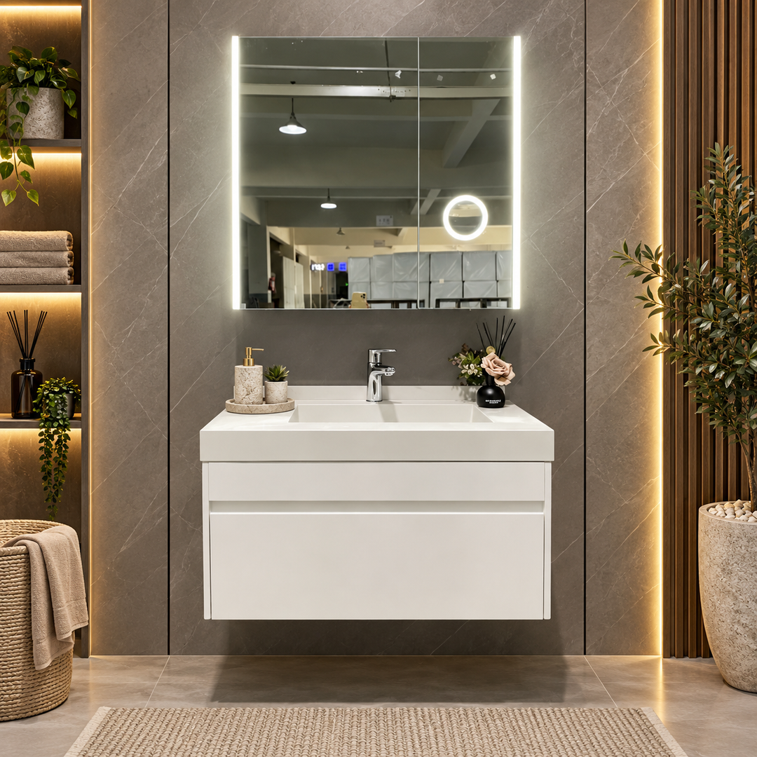 Sarah Luxury Vanity Cabinet with LED Mirror