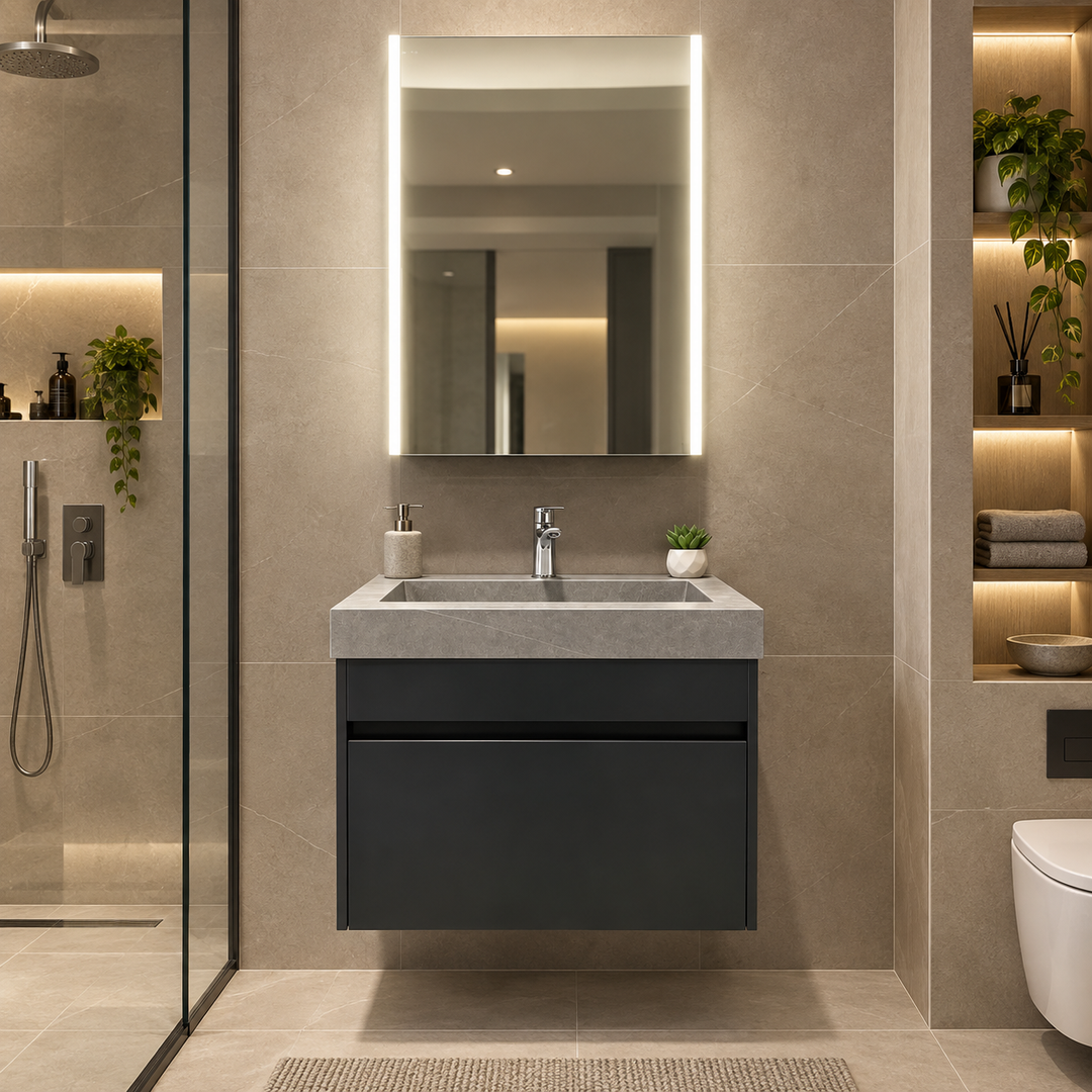 Skyler Luxury Vanity Cabinet with LED Mirror