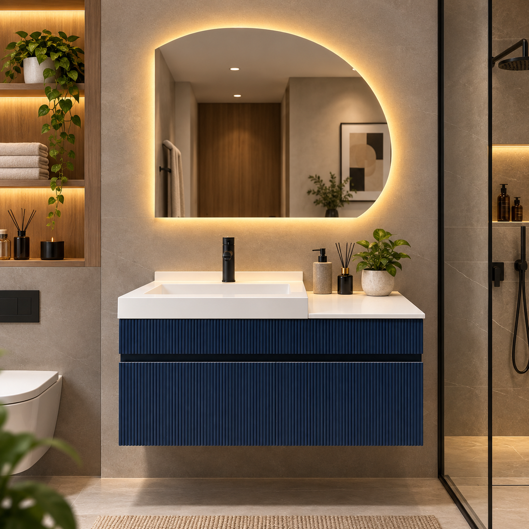 Sage Luxury Vanity Cabinet with LED Mirror
