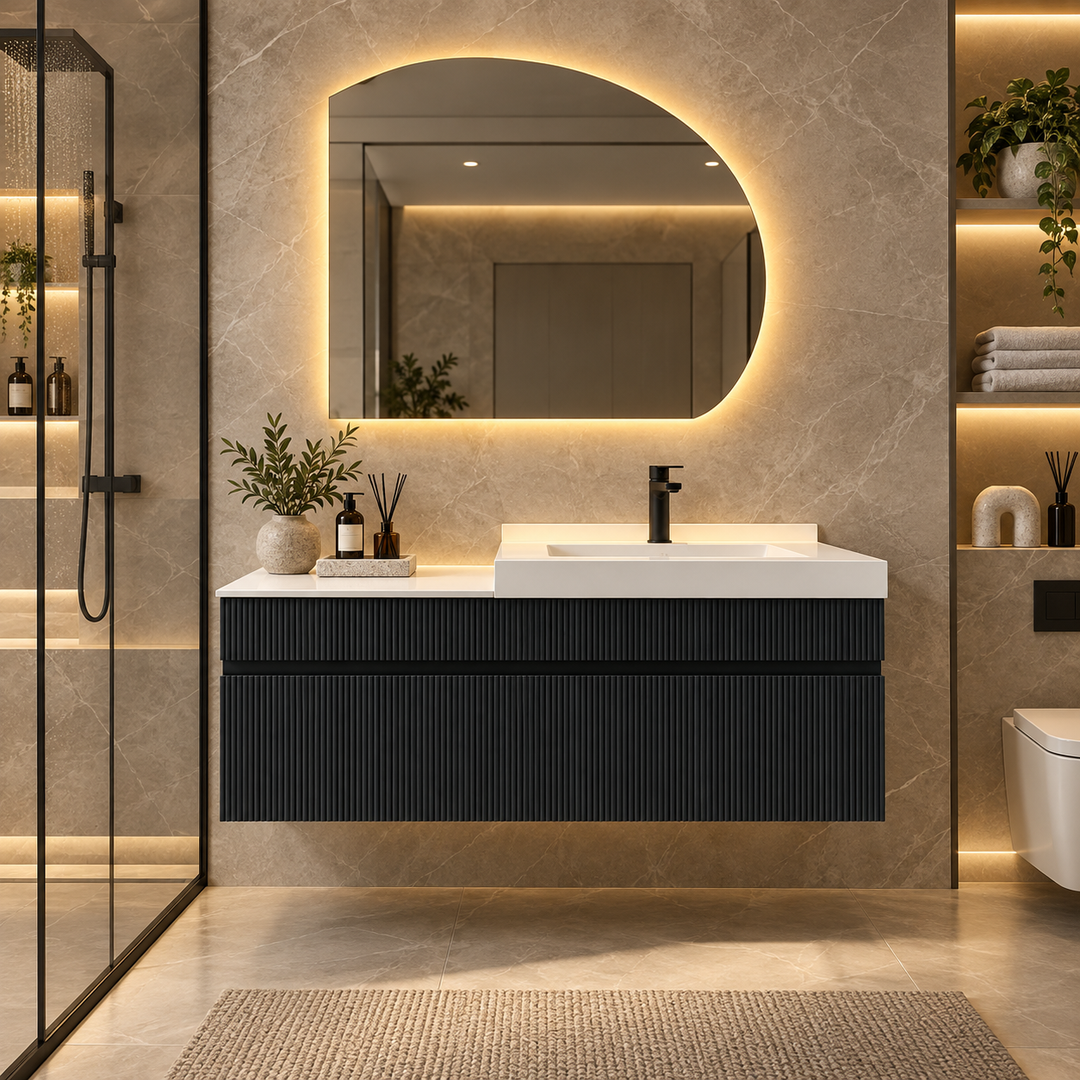 Kylie Luxury Vanity Cabinet with LED Mirror