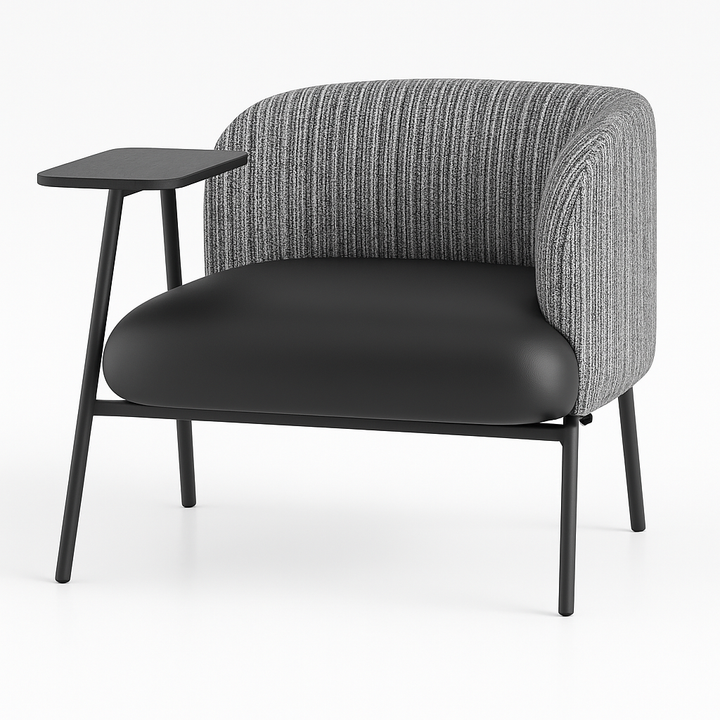 Sabrina Occasional Chair with Integrated Side Table