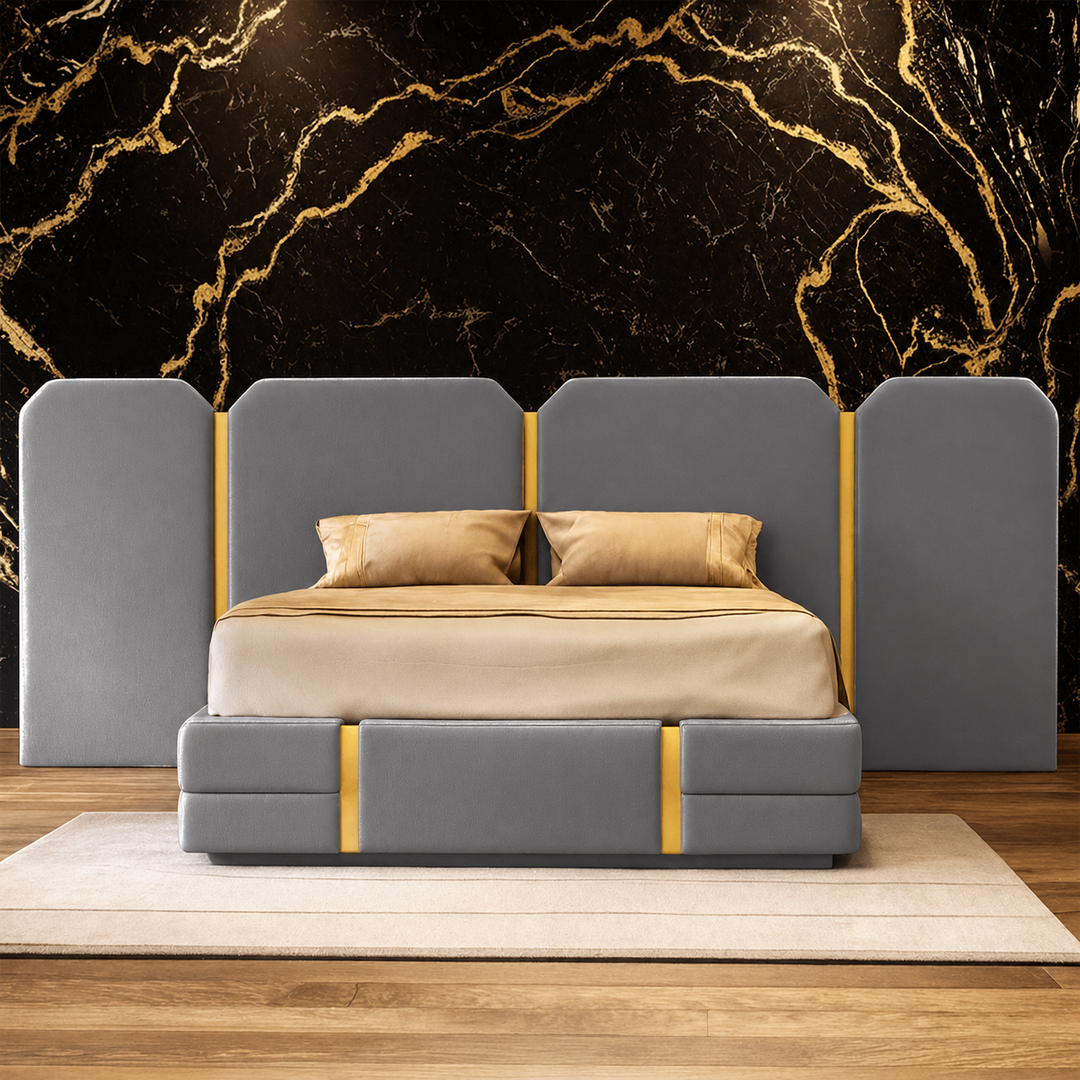 Kirala Modern Sleigh Bed