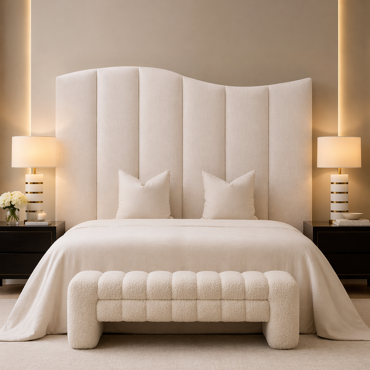 Magnolia Upholstered Linen Headboard