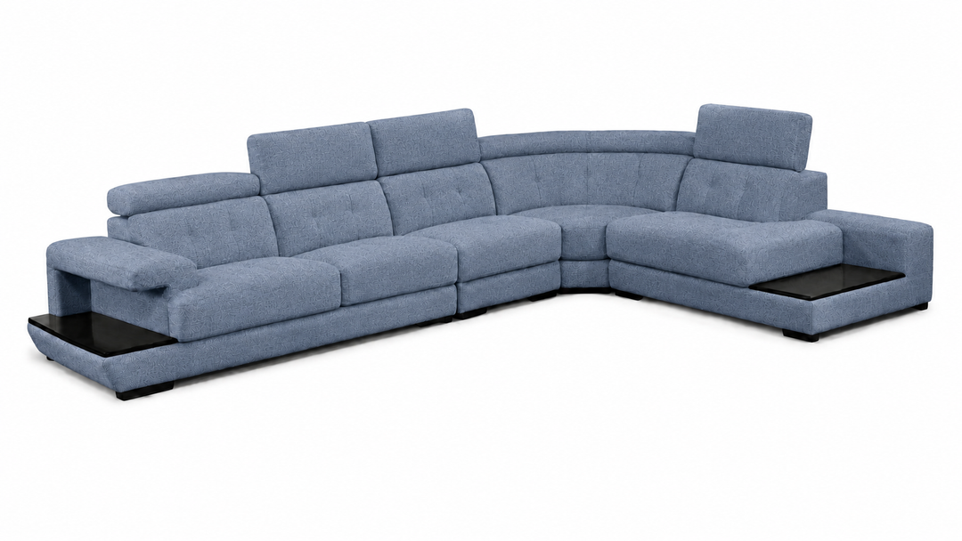 Maeve L Shape Corner Sofa – Chenille Fabric
