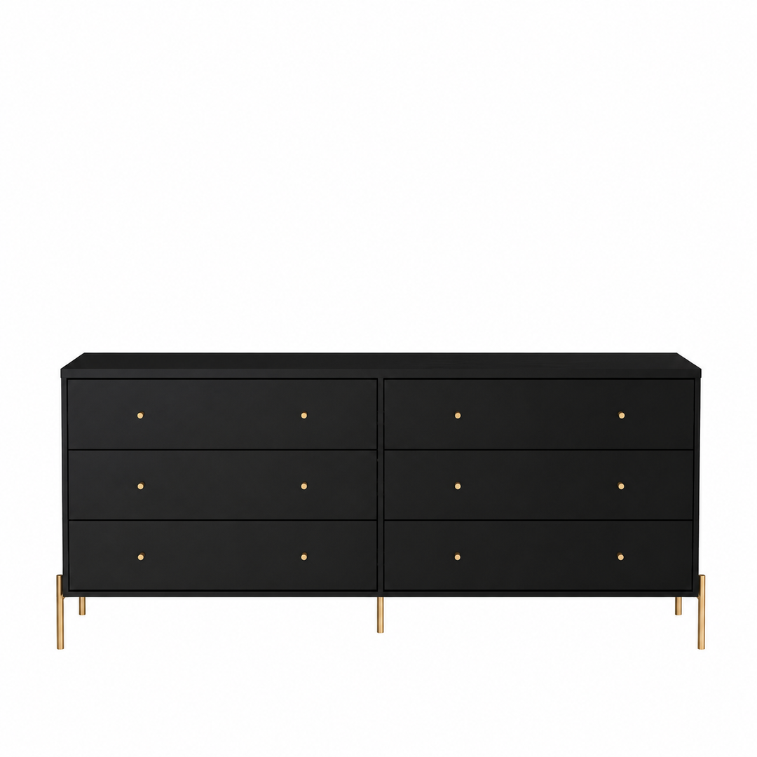 Jasper 6 Drawer Dresser 1.8m