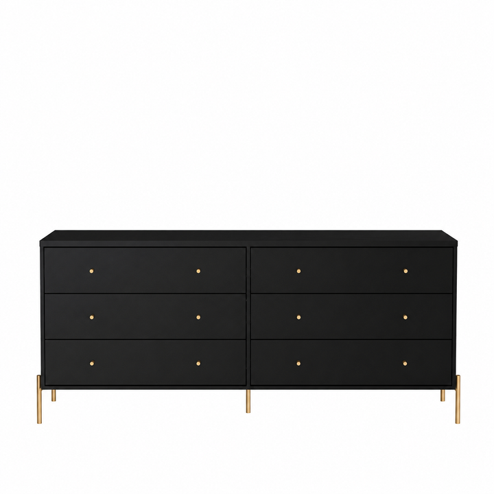 Jasper 6 Drawer Dresser 1.8m