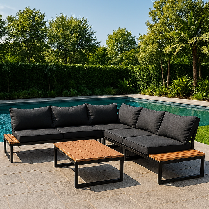 Malibu Luxe Outdoor Corner Sofa Set