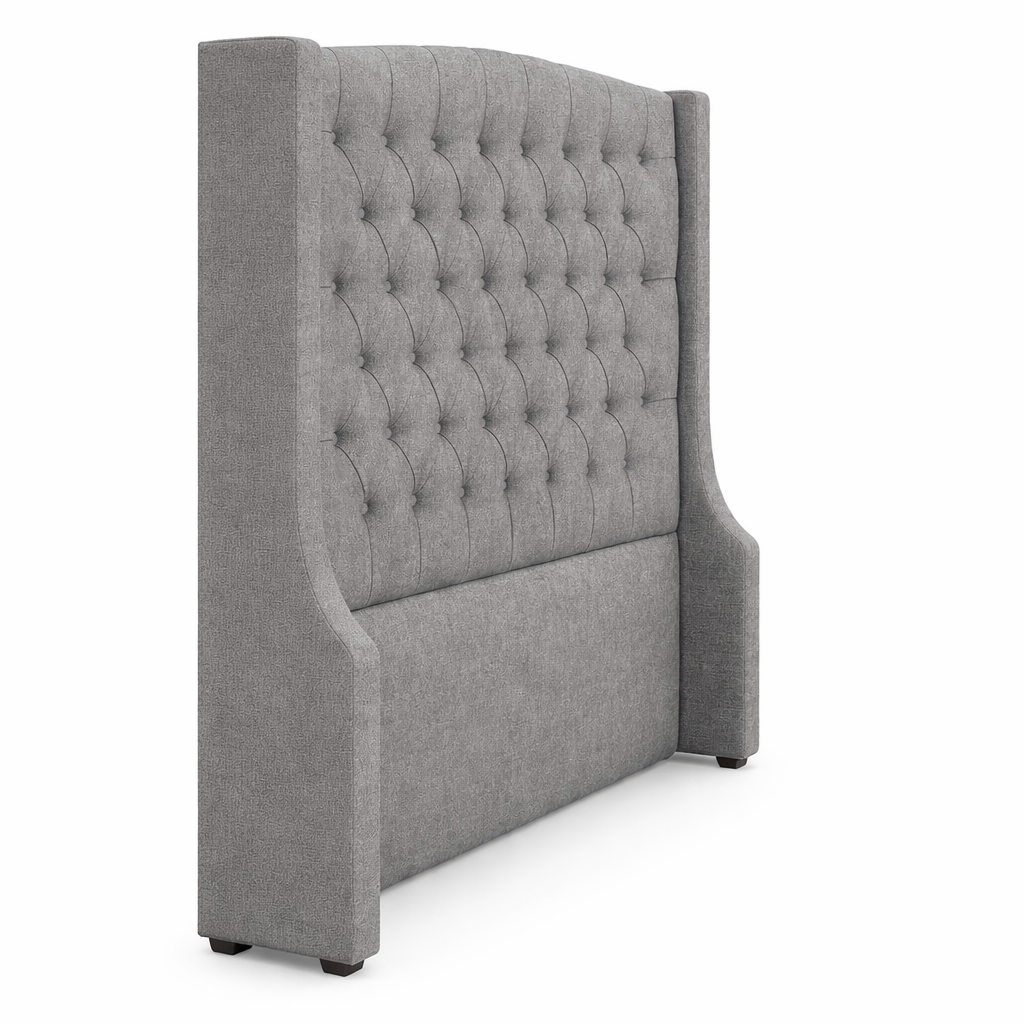 Reya Buttoned Wing Headboard