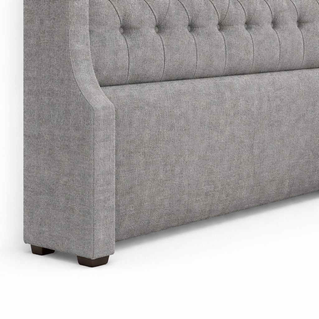 Reya Buttoned Wing Headboard