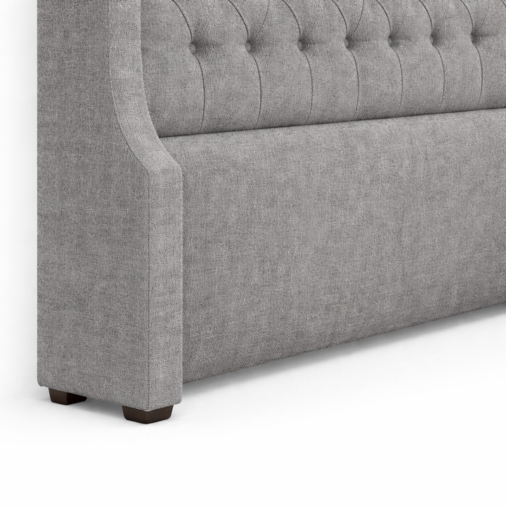 Reya Buttoned Wing Headboard