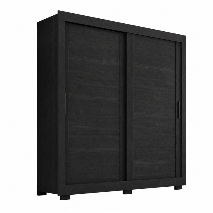 Titanium 2-Door Sliding Wardrobe