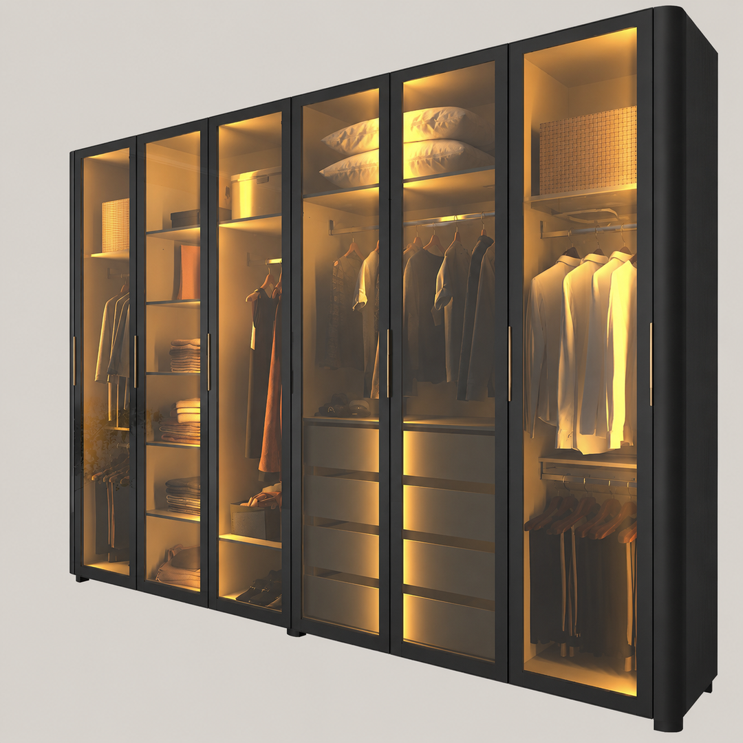 Innova 6-Door Reflecta Wardrobe