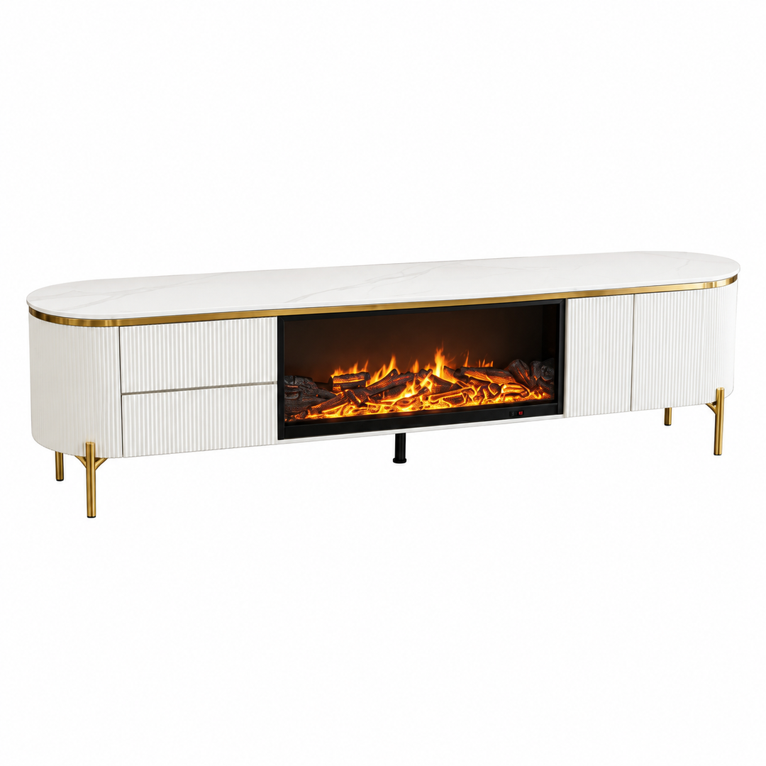Brianna Fireplace Plasma Stand