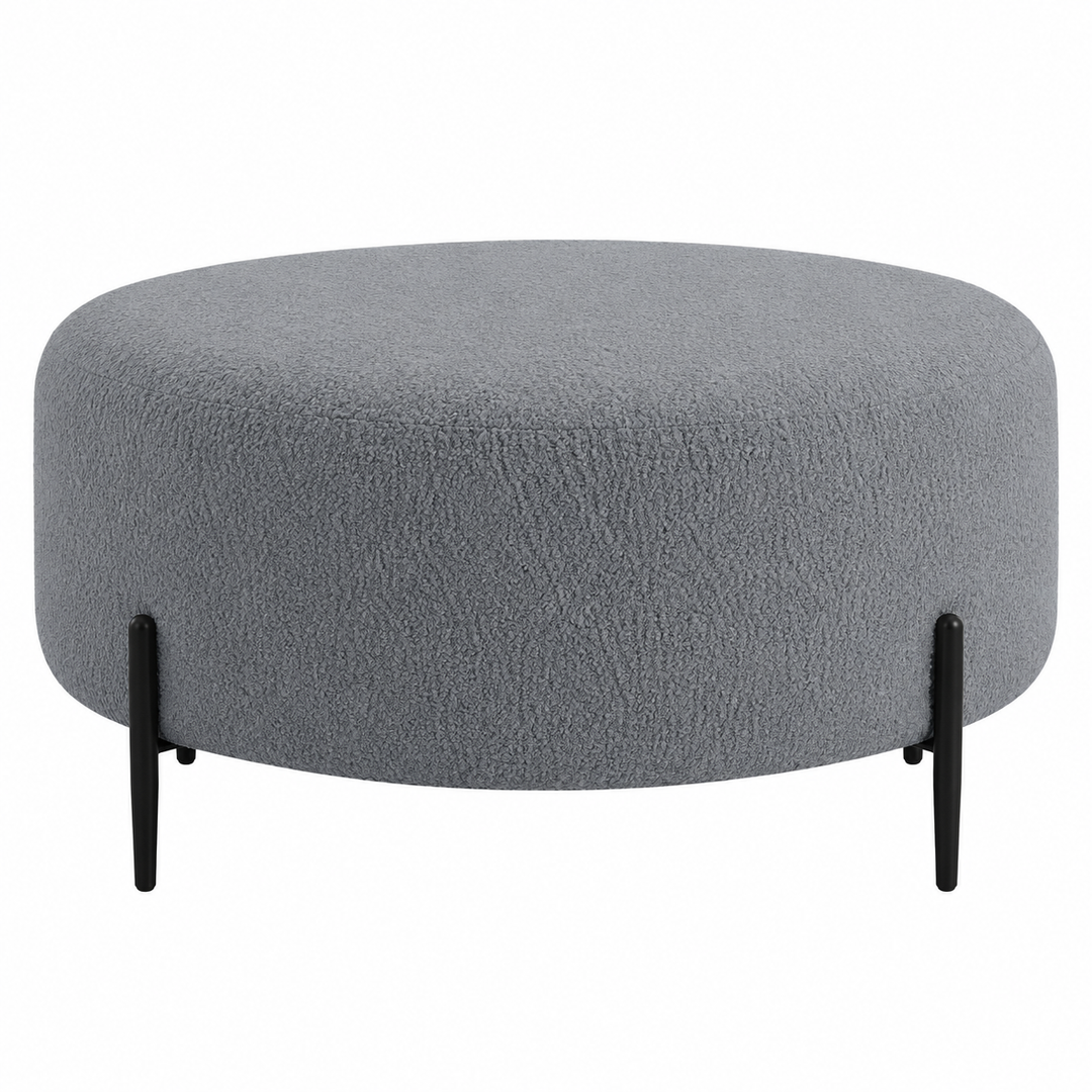 Levi Plush Ottoman