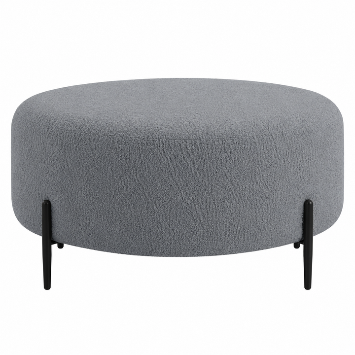 Levi Plush Ottoman