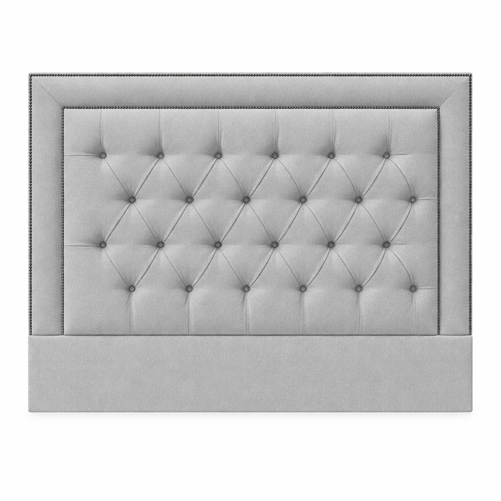 Penny Buttoned Linen Headboard