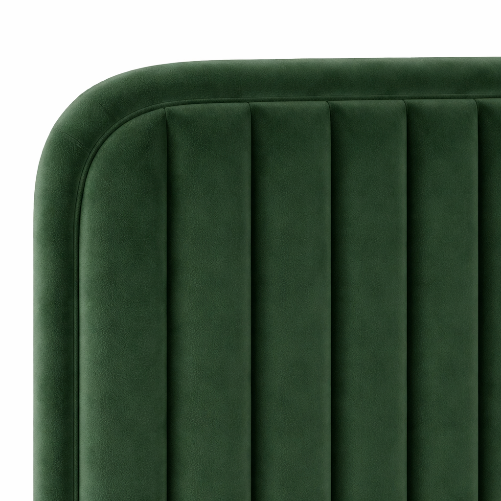 Bodina Channel Velvet Tufted Headboard