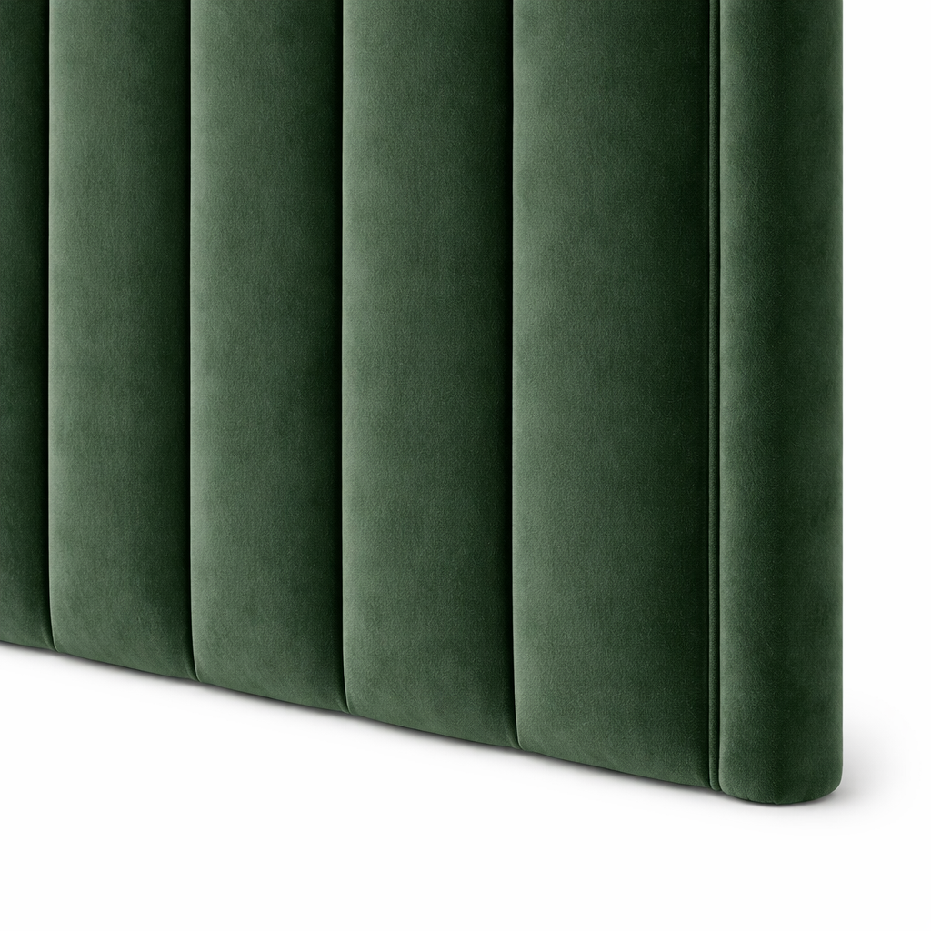 Bodina Channel Velvet Tufted Headboard