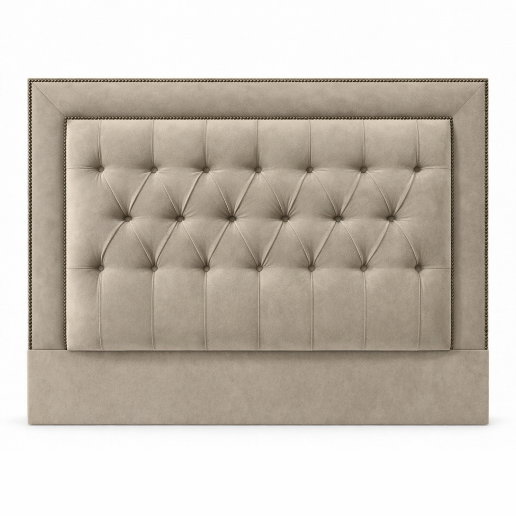 Penny Buttoned Headboard
