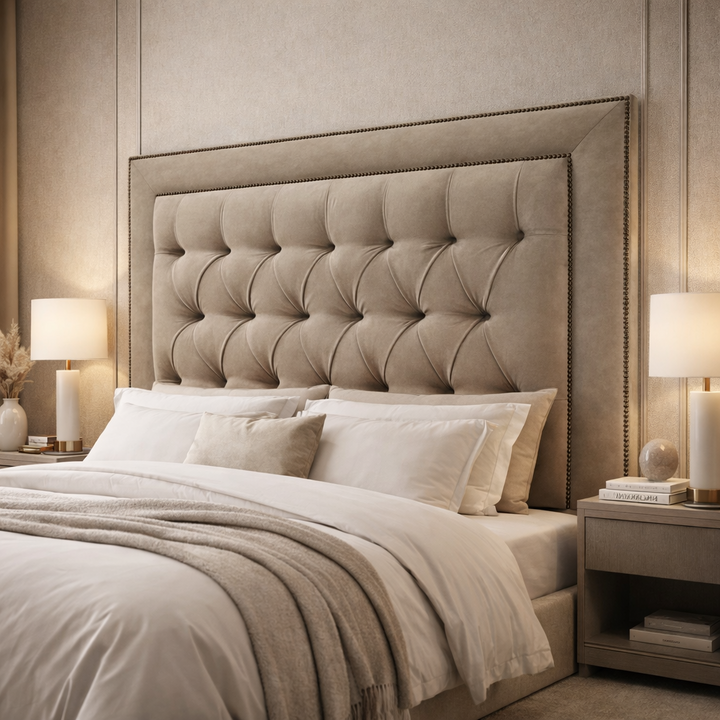 Penny Buttoned Headboard