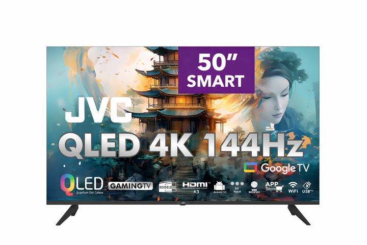 JVC 50” QLED  Google Smart TV