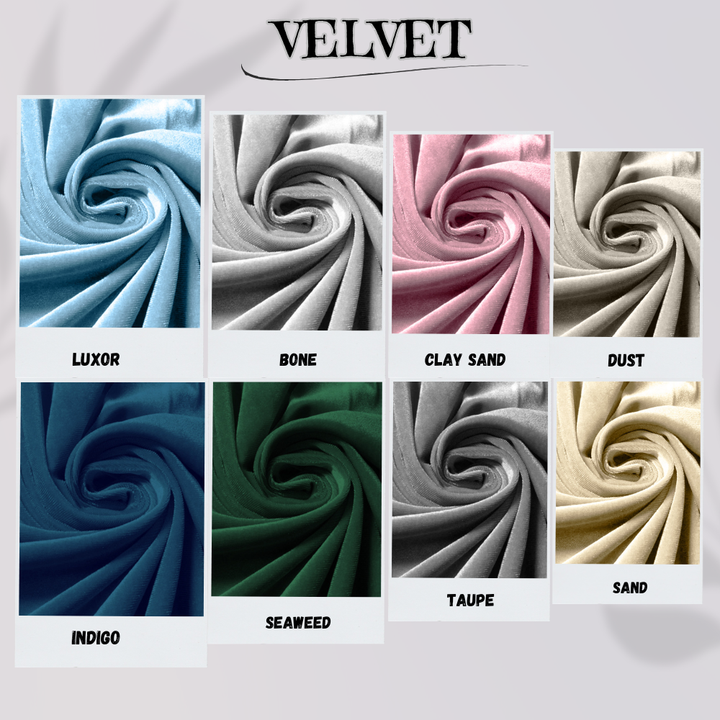 Yardley Artisty Velvet Overlap Headboard Only