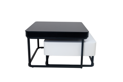 Darcy Black And White Nesting Coffee Table